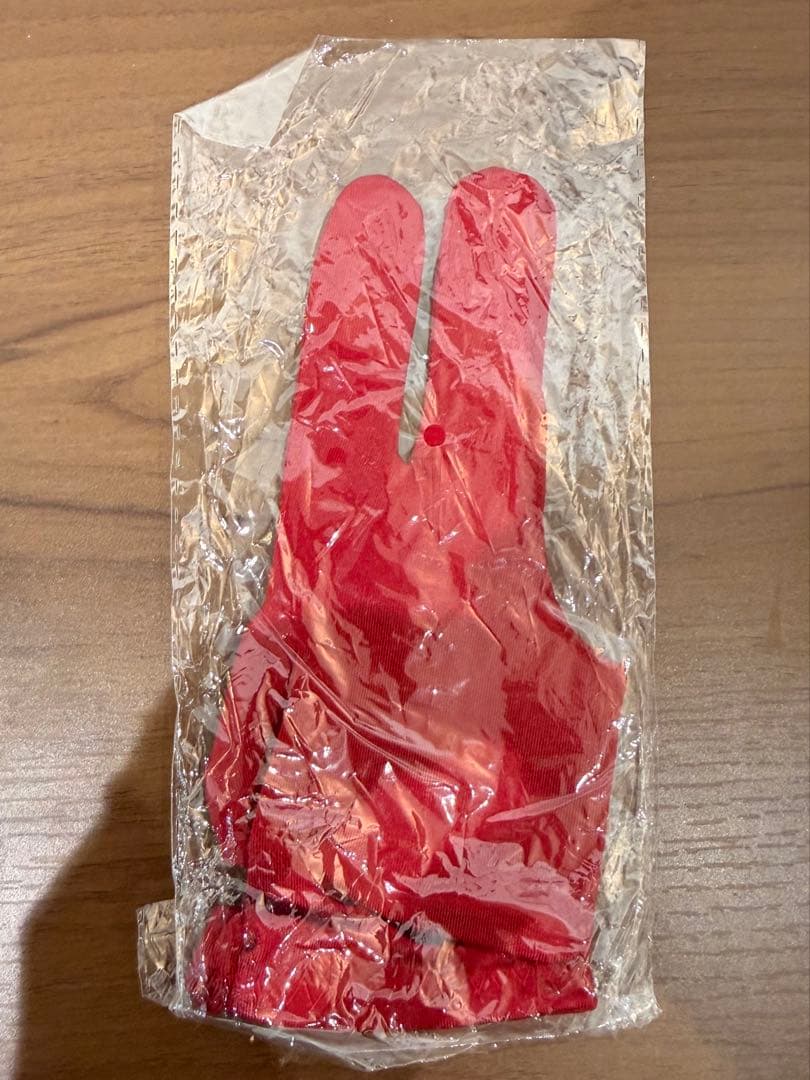 CUESOUL ビリヤード ダーツ グローブ 右手用 赤 5枚セット 新品未開封