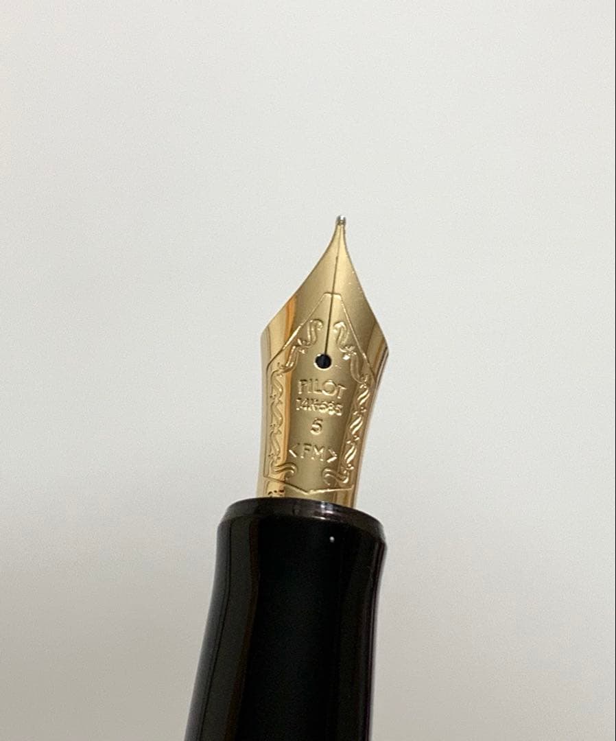 パイロット PILOT 万年筆 14K585 ゴールドペン先 5FM 箱付き