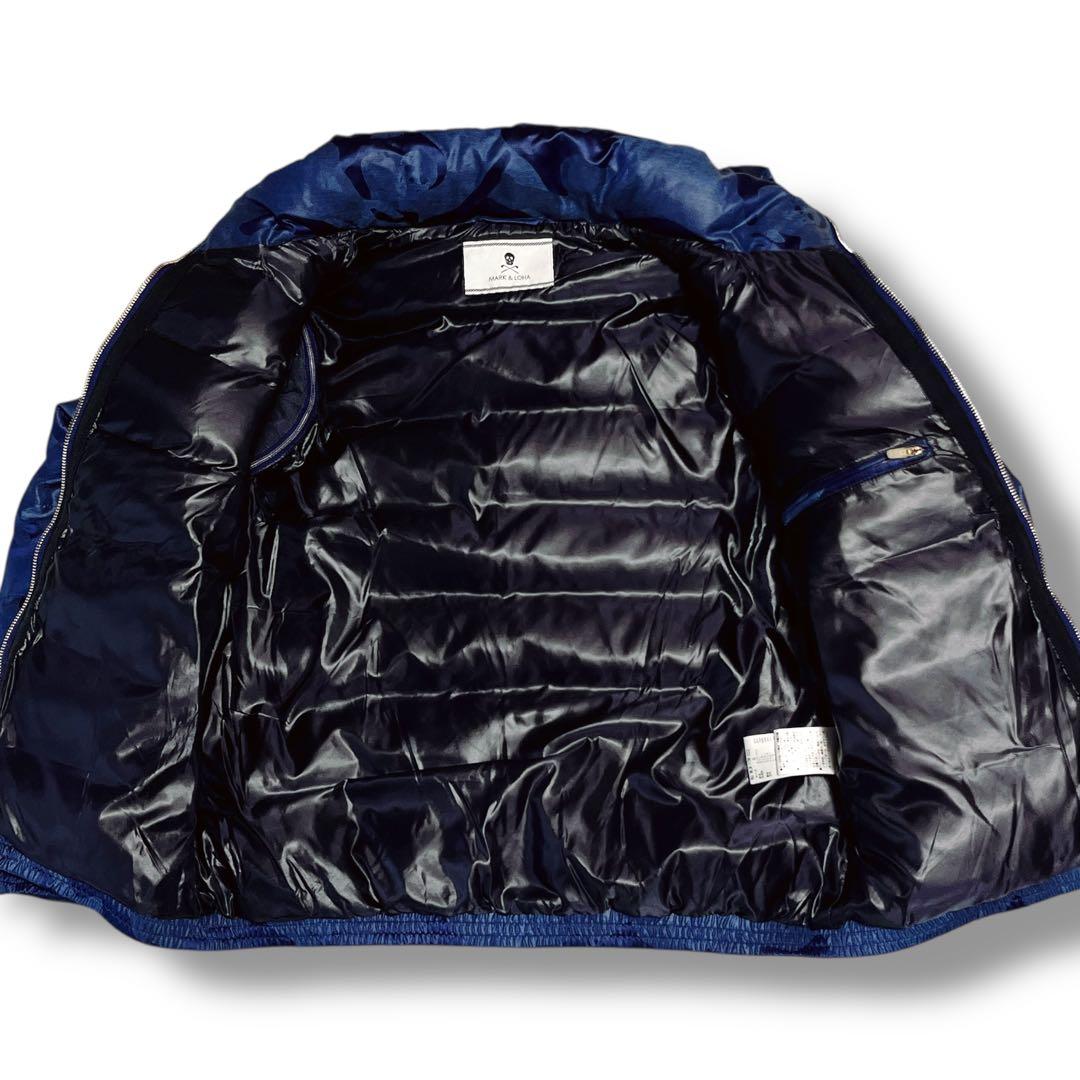 美品✨マークアンドロナ 4way ダウンジャケット ベスト レディース 紺 S