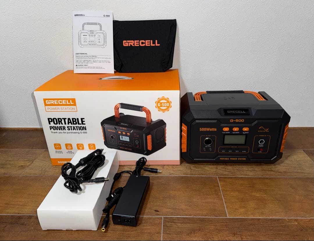 【ジャンク】　新品　GRECELL ポータブル電源 G-500