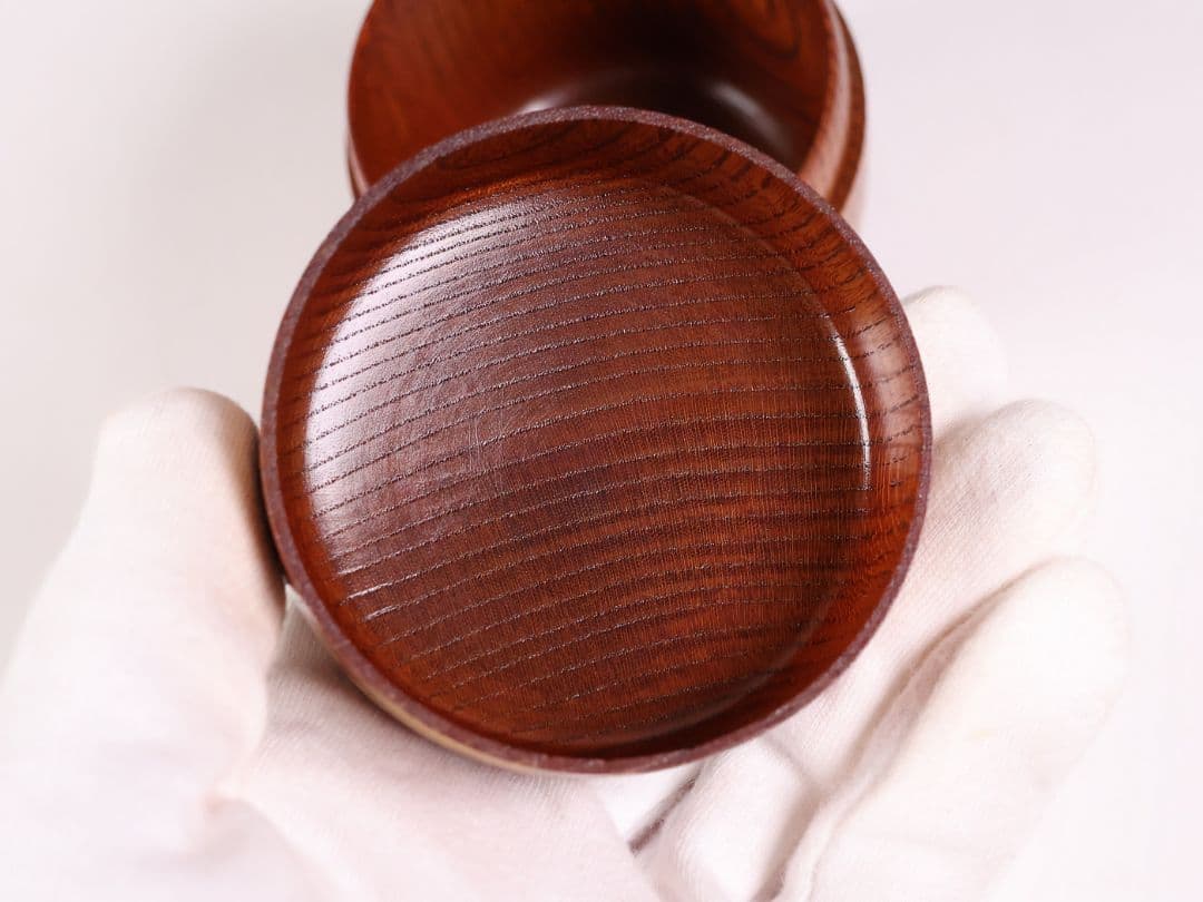 専用品 茶道具 中出松峰 欅拭漆 蔦蒔絵 中棗 共箱 木製 漆芸【MA907】