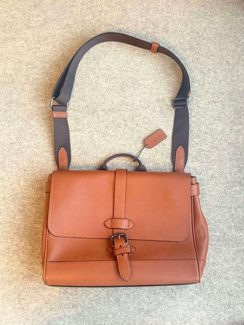 【美品】COACH コーチ ショルダーバッグ ハドソン レザー ビジネスバッグ