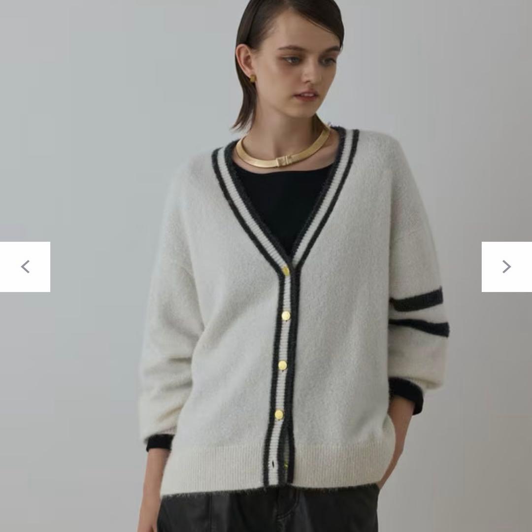 【GRACECONTINENTAL】新品未使用タグ付グリッターニットカーディガン