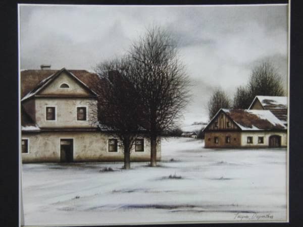 デペルト、ラデック、高級希少画集画、版上刷サイン入 新品額付