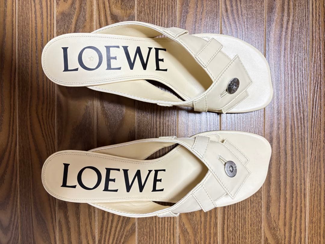 新品未使用品　LOEWE トイミュールサンダル 38