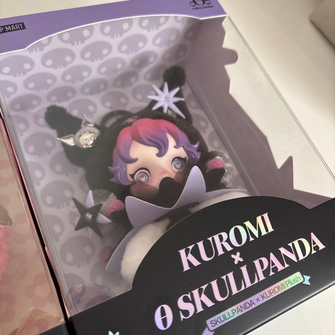My Melody & Kuromi SKULLPANDA ぬいぐるみペンダント