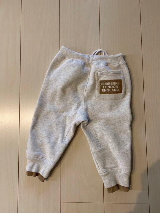Burberry バーバリー ロゴパンツ スウェット ベビー服 95 グレー