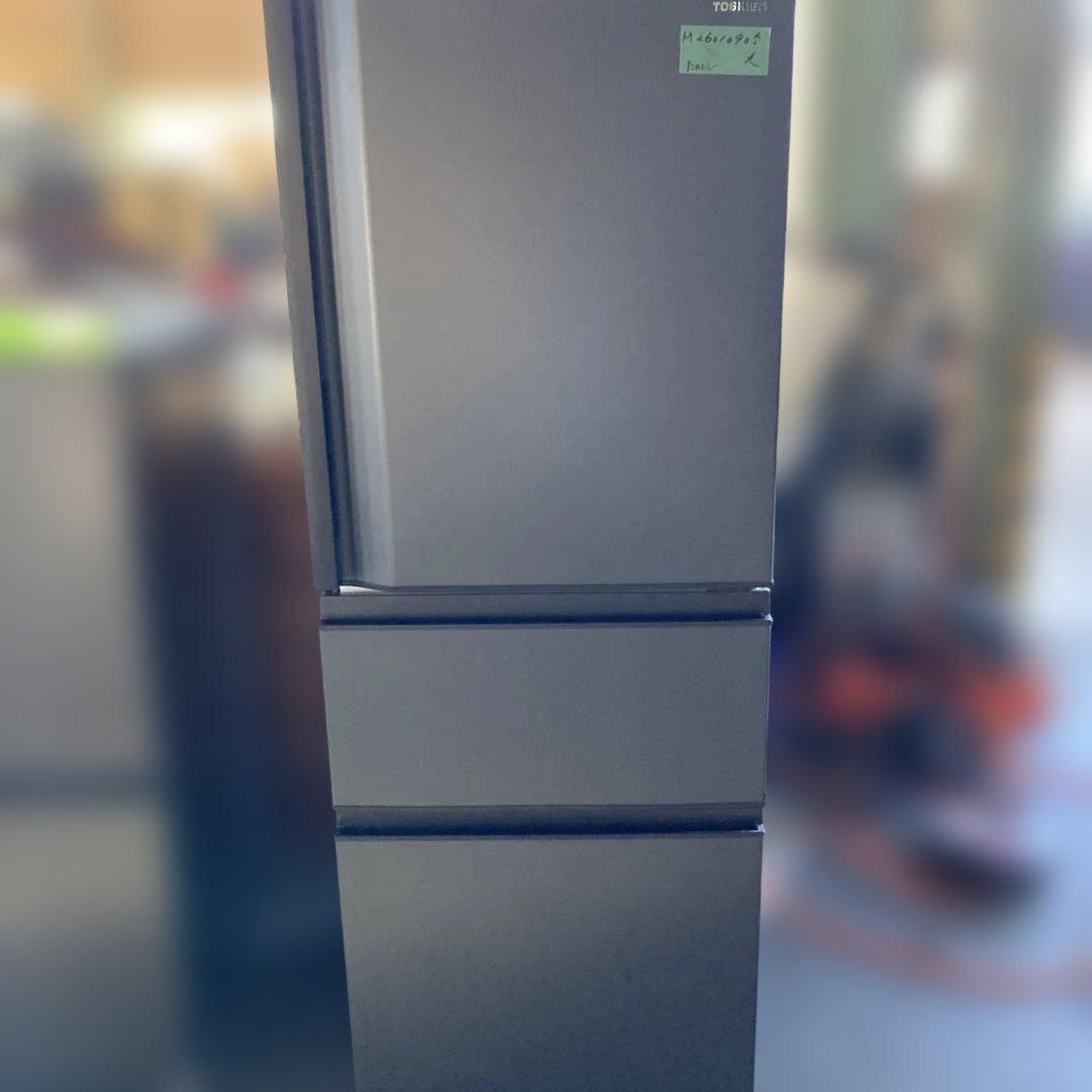 2024年製 東芝 冷蔵庫 330L GR-V33SC ブラック 3ドア　右開き