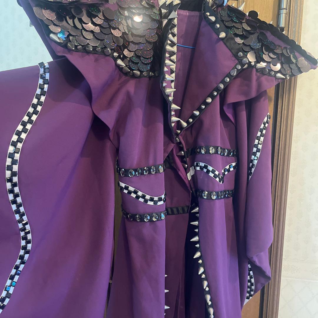 値下げしました‼️紫のスパンコール装飾　舞台衣装　大衆演劇