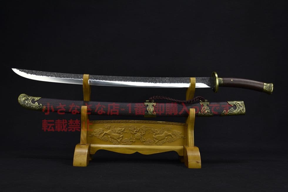 武具　刀装具　日本刀　模造刀   居合刀 清腰刀 鳳凰石紋B