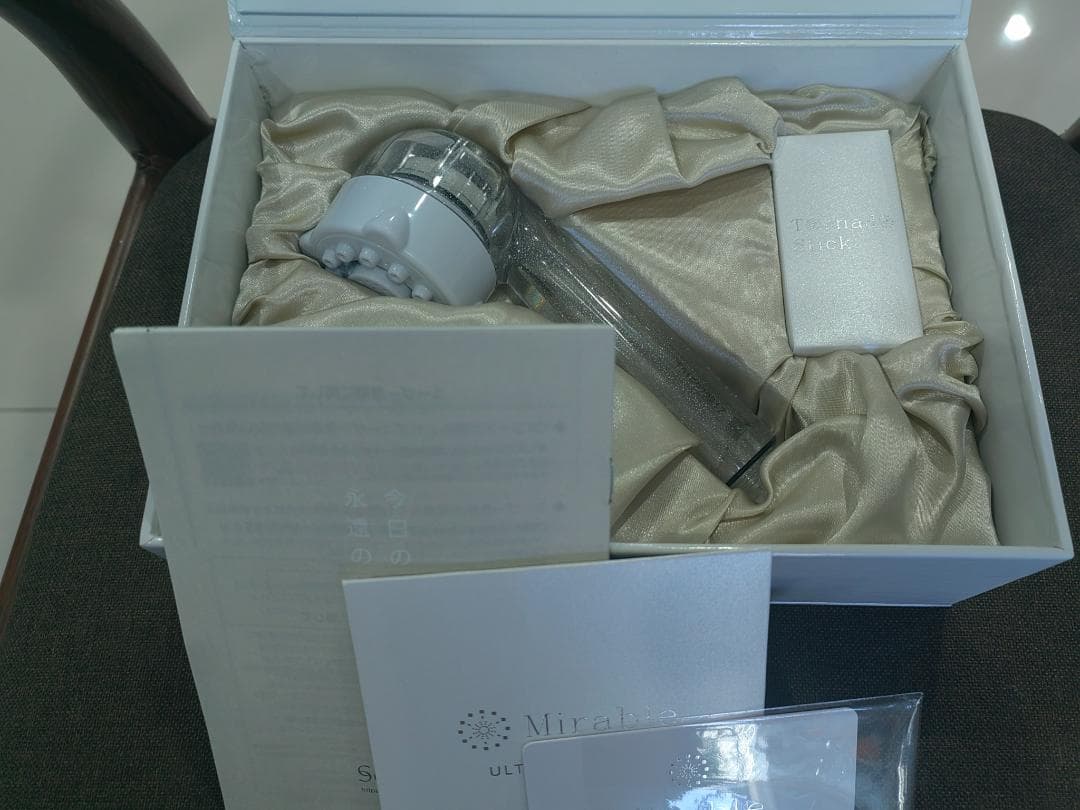 未使用 Mirable plus シャワーヘッド 透明 ミラブルプラス 美顔器
