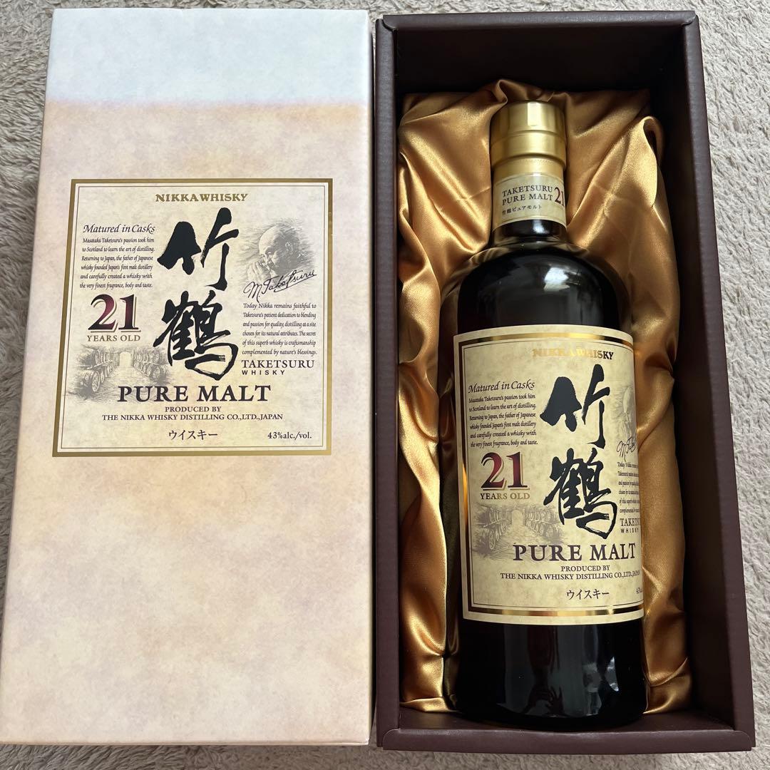 竹鶴 21年 ピュアモルトウイスキー