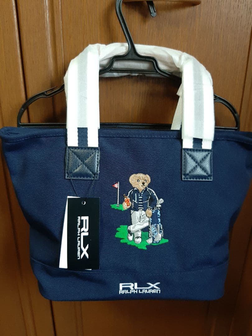 未使用タグ付き　ポロゴルフ　ラルフローレン　　　RLX カートポーチ　ベア