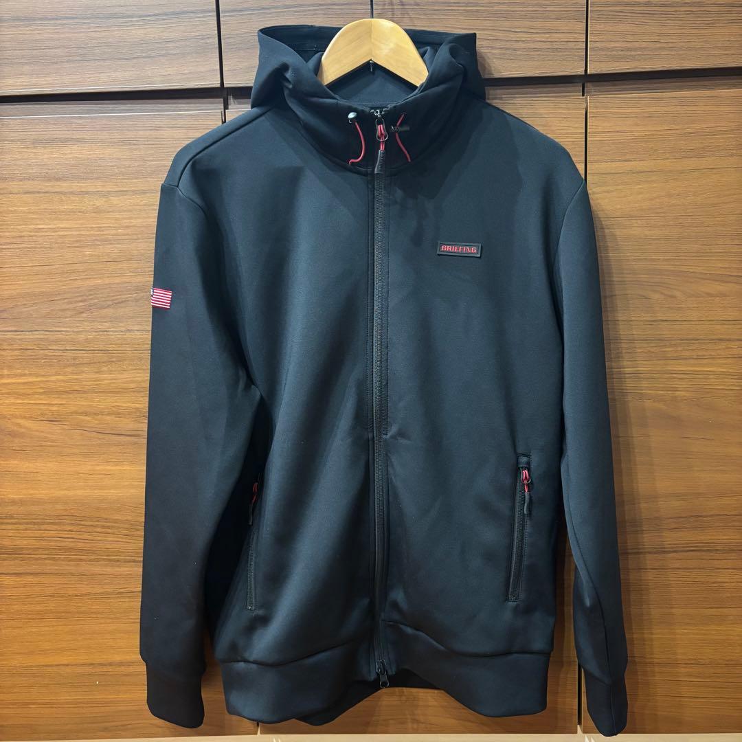 BRIEFING GOLF 3Dロゴパーカー　ブラック　メンズL