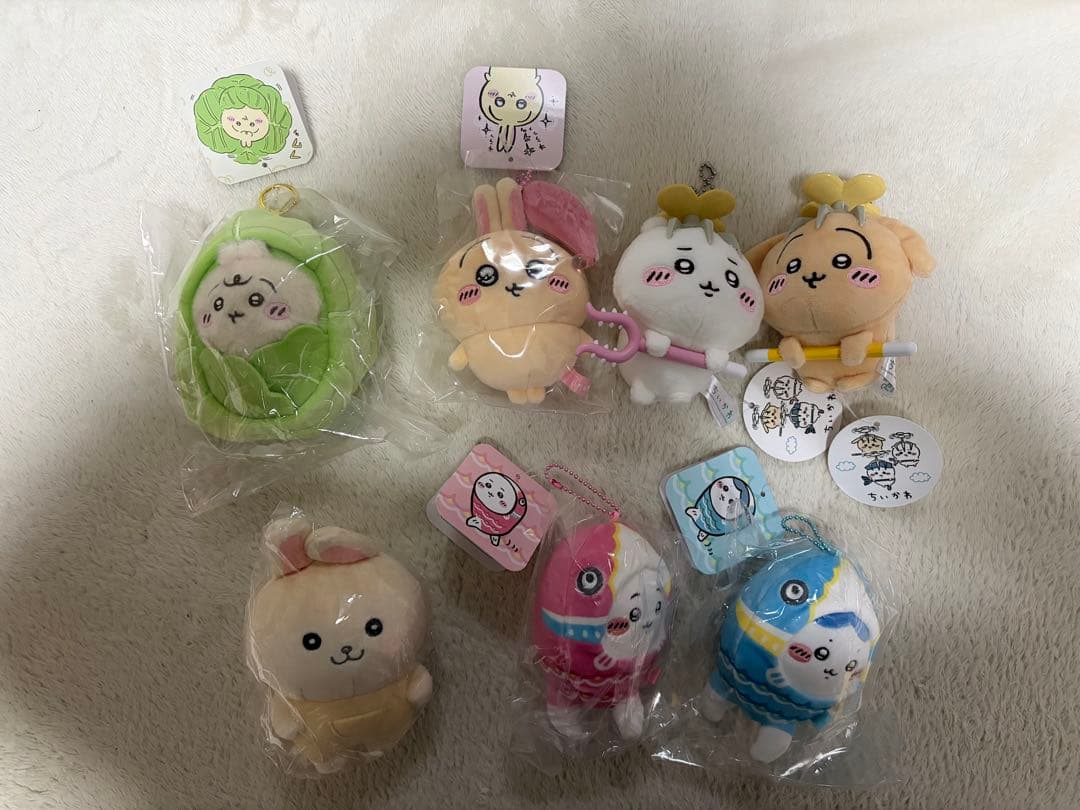 ちいかわ　マスコット（7体）