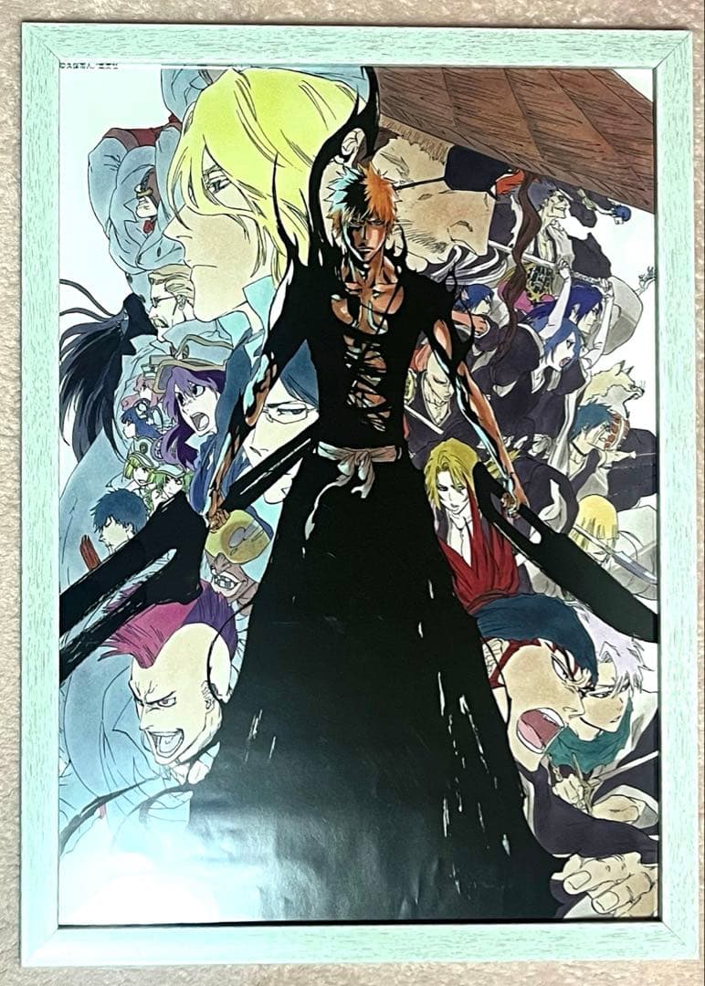 BLEACH 名場面ポスター　黒崎一護　朽木白哉　京楽春水　日番谷冬獅郎