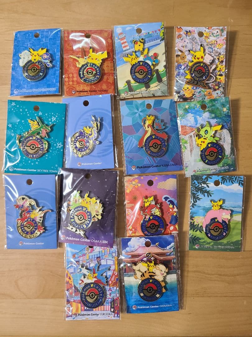 ポケモンセンター　ピンズ　14種類セット