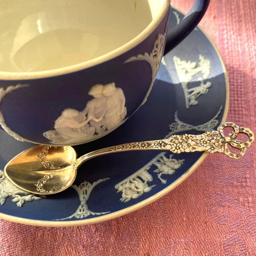 ドミニク&ハフ　純銀　鍍金　アンティーク　スプーン