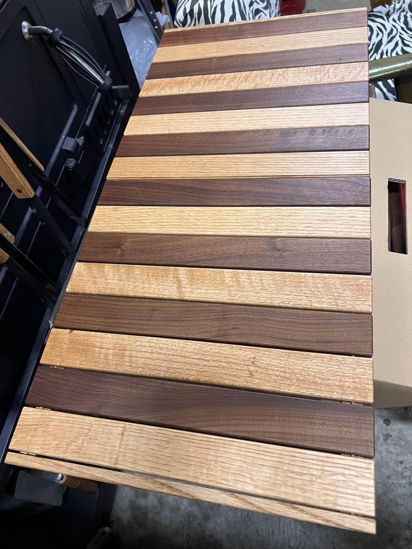 俺のmokkin ゼブラ　フォールディングテーブル　伊豆のぬし釣り