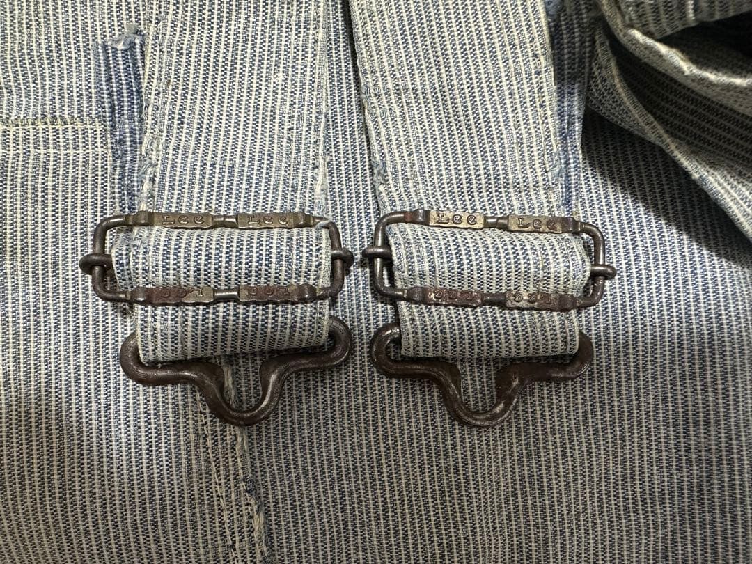 40s/Lee/ハウスタグ/オーバーオール/ボロ/ヴィンテージ/サービス品