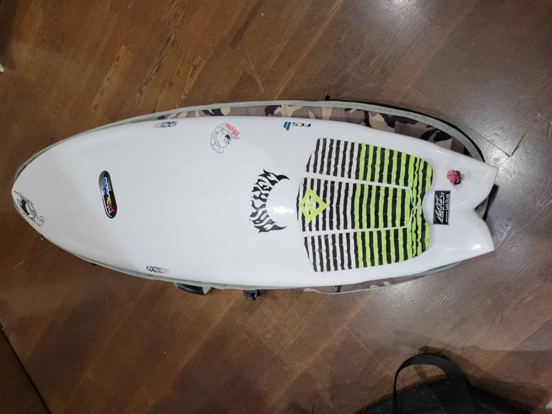 プレセボサーフボード ラウンドノーズフィッシュ 5、11 美品　送料条件付き無料