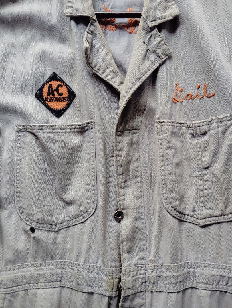 リー　Lee　ユニオンメイド　UNIONMADE　つなぎ　オールインワン　刺繍