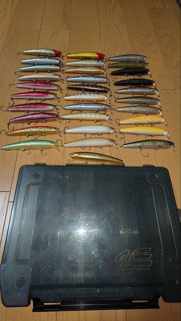 ラッキークラフト フラッシュミノー ルアー 31個セット 収納ケース付き