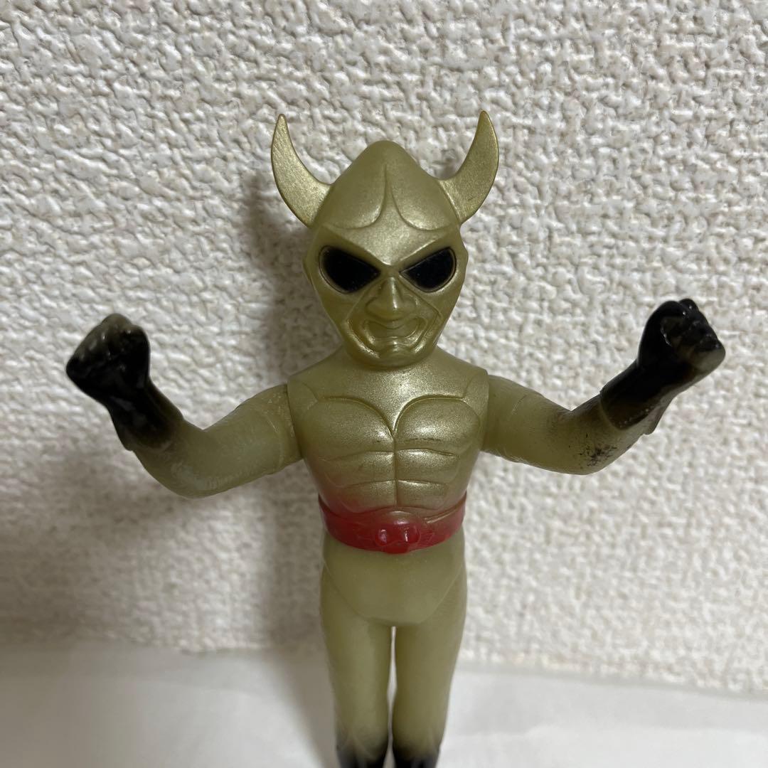 ⚠️貴重・昭和レトロ　ブルマァク　鉄人タイガーセブン　黒仮面　ミニソフビ　当時物