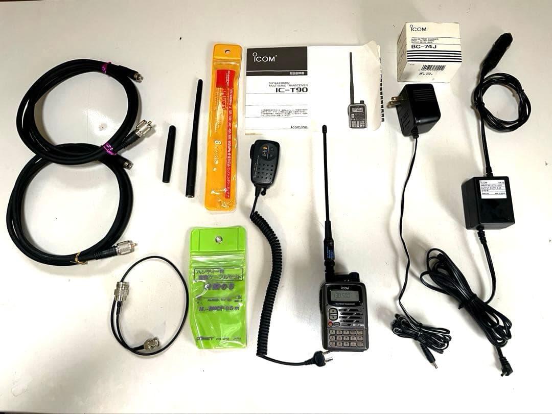 の*ん様 ☆美品☆ ICOM IC-T90 50/144/430MHz 14点セ