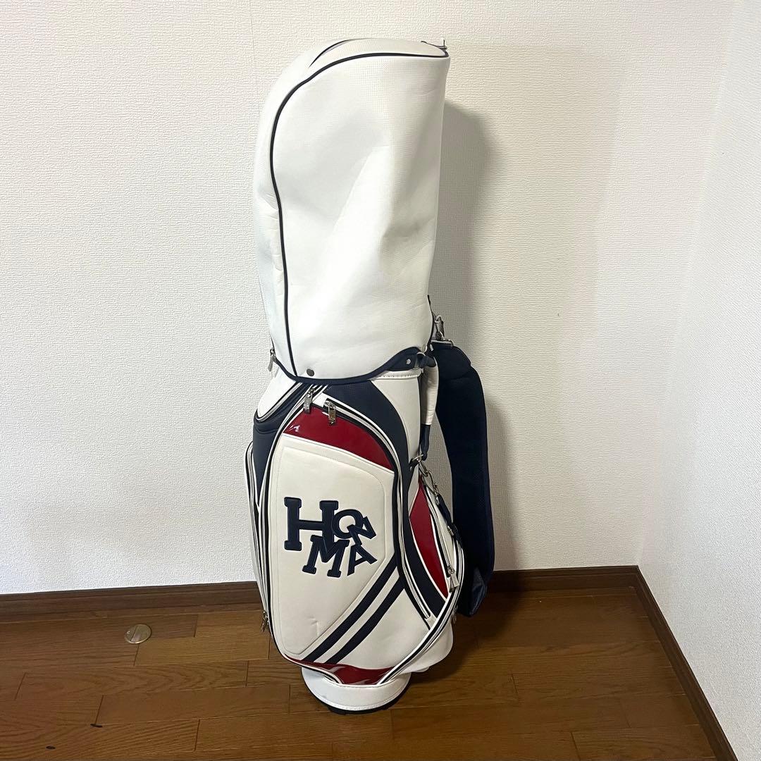 HONMA キャディバッグ ホワイト/レッド/