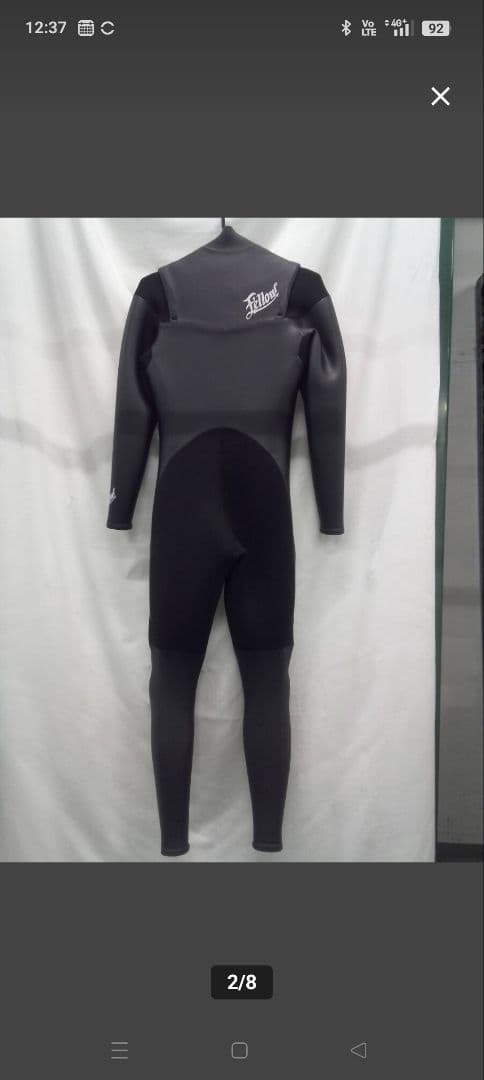 ウェットスーツ セミドライ 5×3mm ML メンズ FELLOW