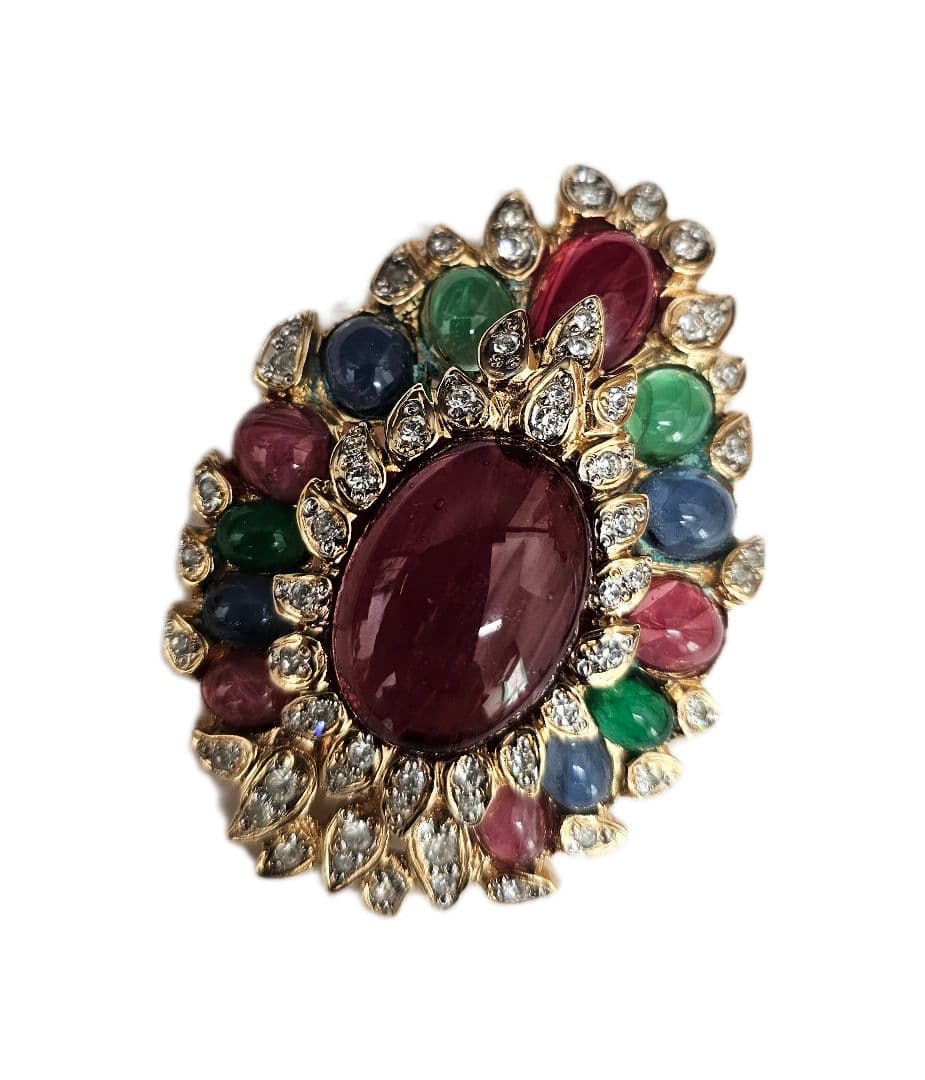 VOGUEBIJOUX ヴォーグビジューブローチ カラーストーン