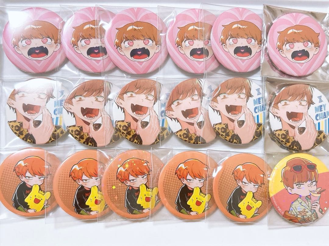 めいちゃん　缶バッジ　35点セット