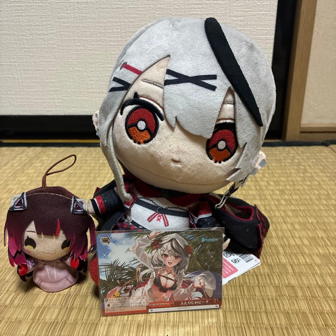 ホロライブぬいぐるみセット(カード、ストラップ、指パペット)→追加出品致しました