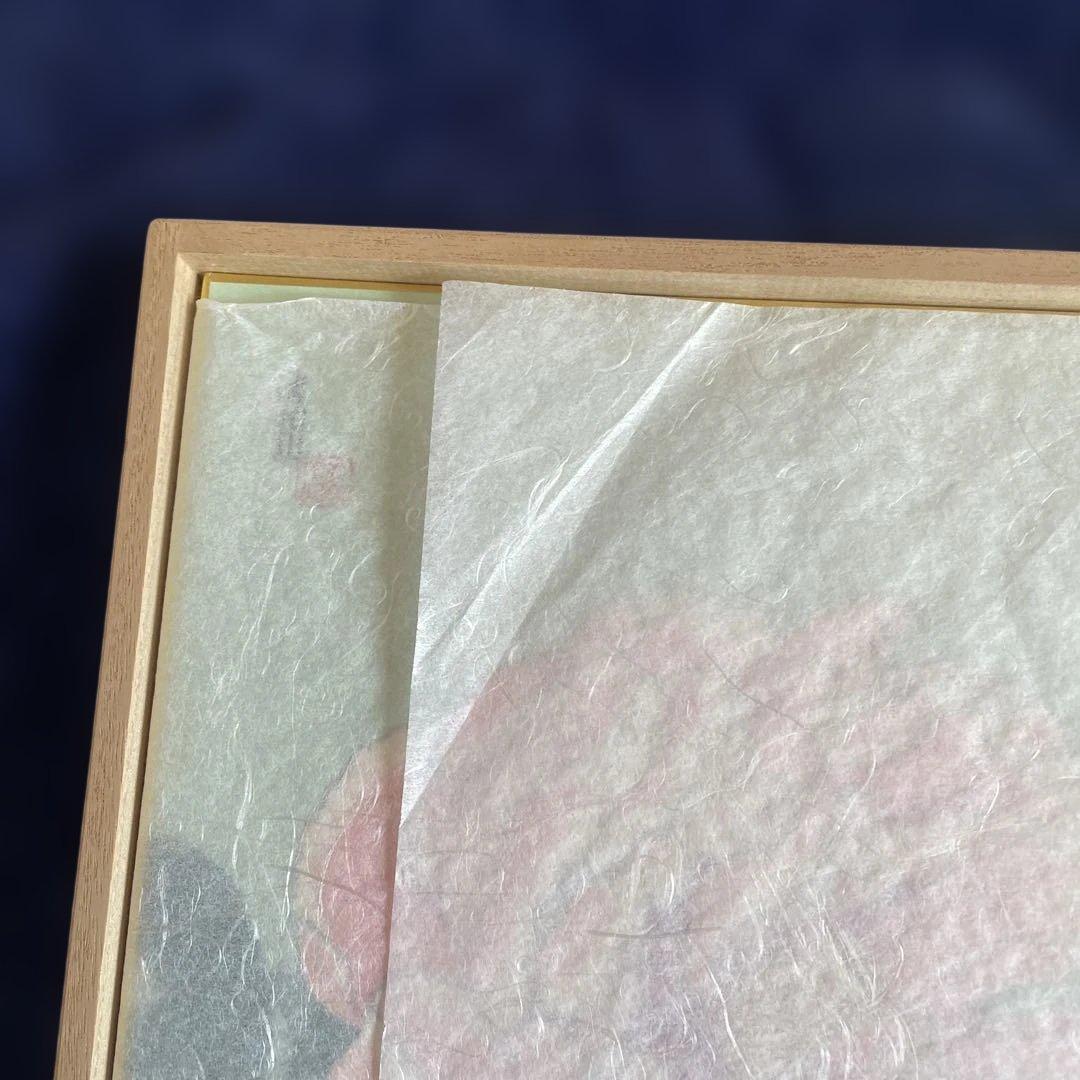 徳力冨吉郎・四季の花 版画色紙4点セット（版元まつ九）