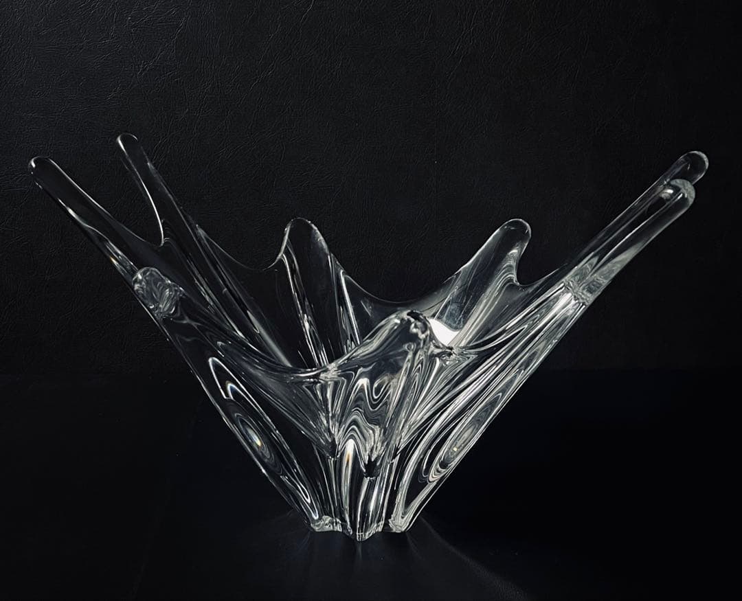 Baccarat バカラ/※3.6kg 大型クリスタル コンポート 珍型