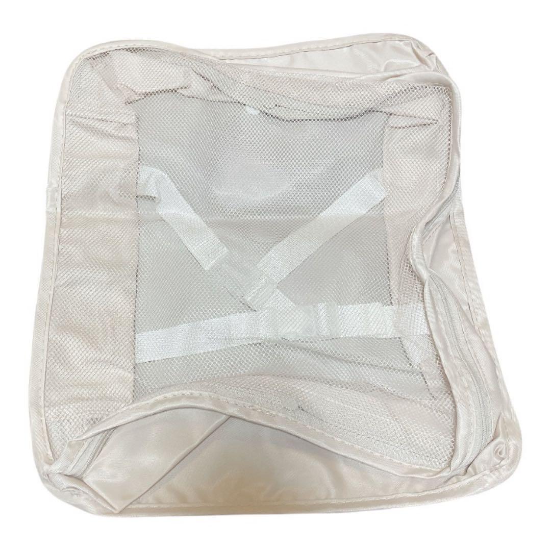 トラベルポーチ 9点セット　ベージュ　衣類　収納　パッキング　大容量