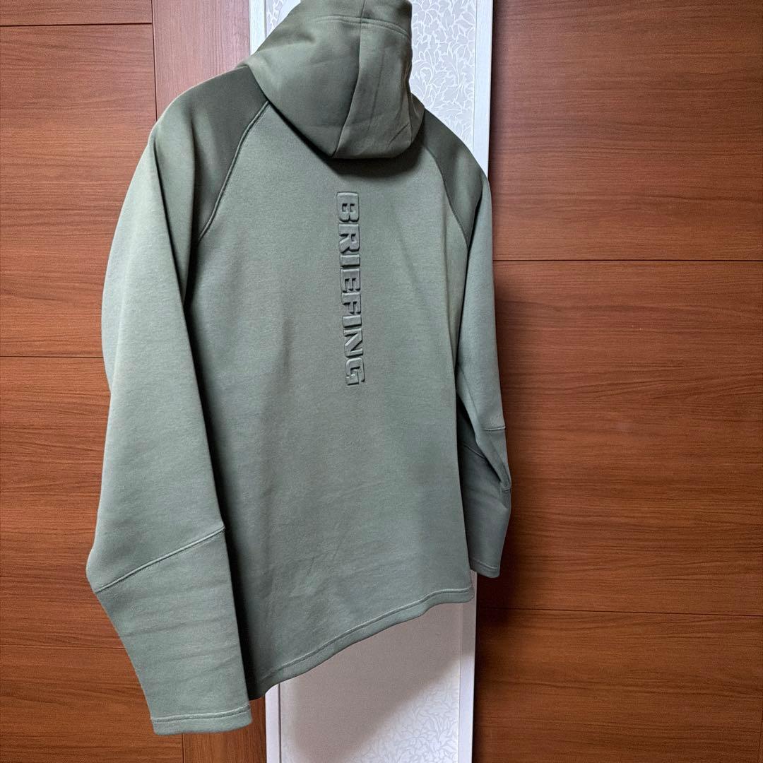 ブリーフィングゴルフ WARM 3Dロゴパーカー L