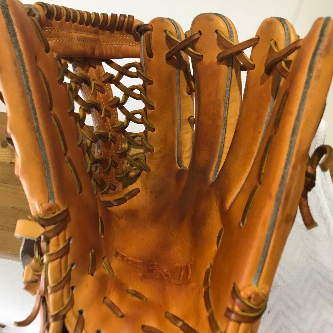 Wilson 外野手用 6本指対応 硬式グローブ オレンジ