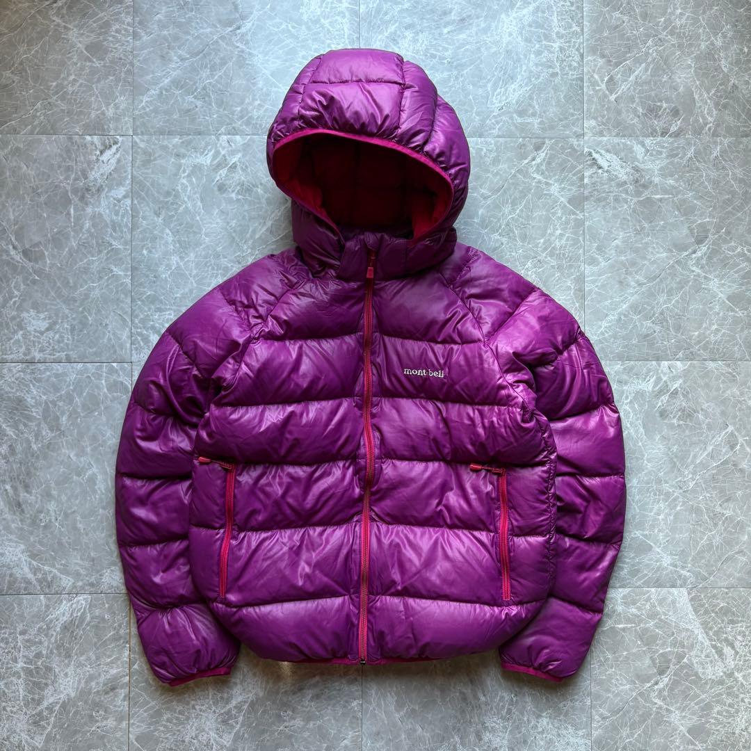 【美品‼️】mont-bell ダウンジャケット パープル S モンベル 160