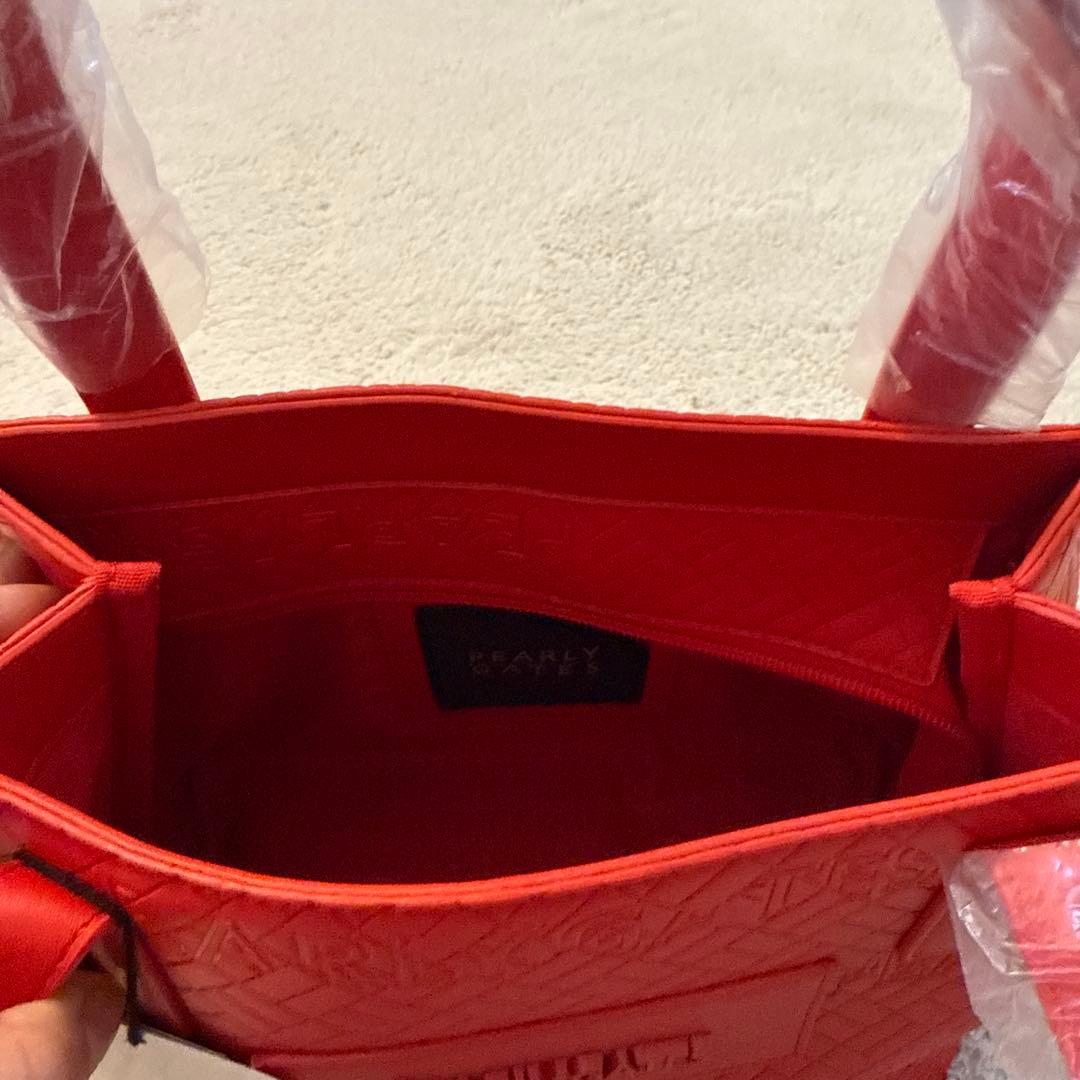 PEARLY GATES. カートバック 赤 (新品)