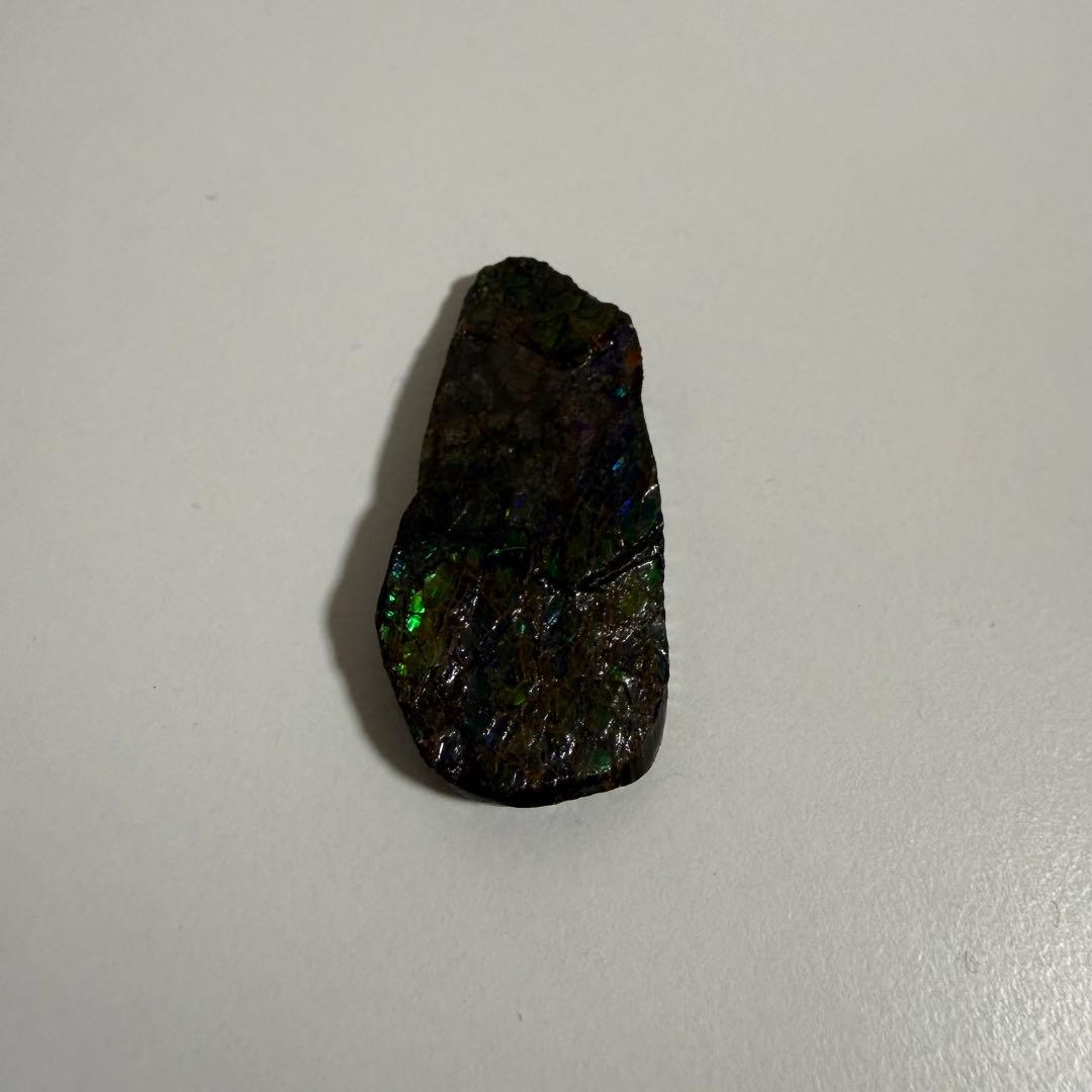 【美遊色】アンモライト 原石 15g アンモナイト化石 標本 コレクション