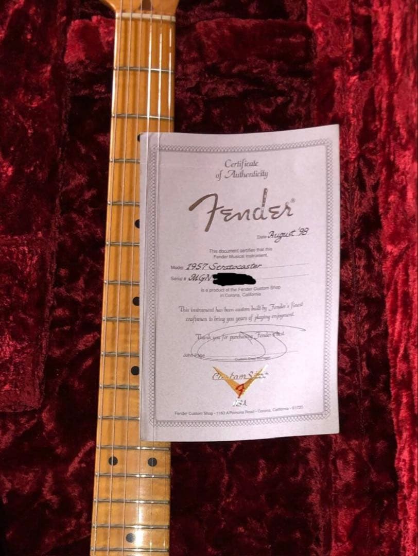 ギター fender custom shop master grade 1957