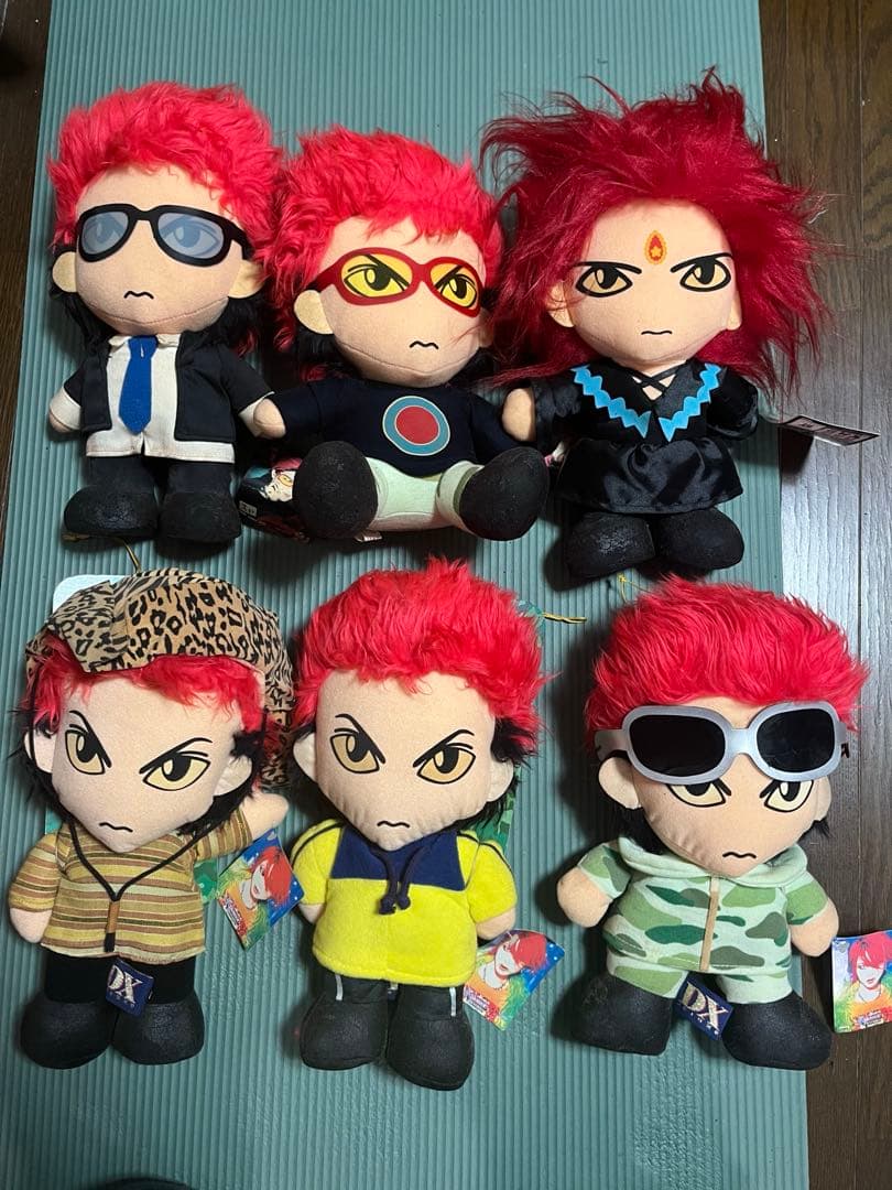 hide ぬいぐるみ　6体セット　2000年頃アミューズメント景品