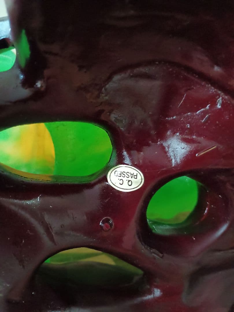 翡翠？ 獅子の置物　縁起物