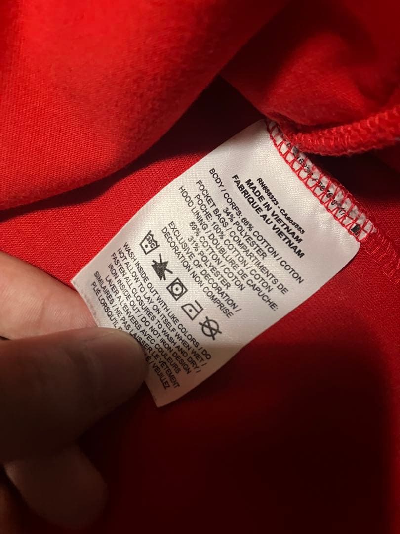 NIKE テックフリース　赤色　正規品