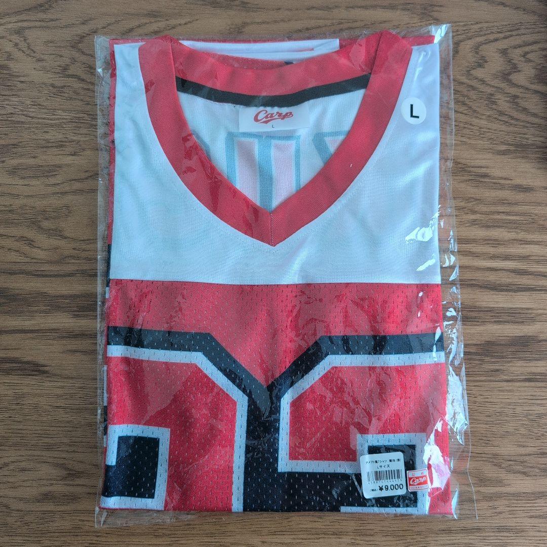 カープ 菊池涼介選手 アメフト風Tシャツ Lサイズ 2026 限定
