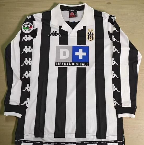 1999/00 ユベントス ホーム 21番 ジダン 長袖 ユニフォーム