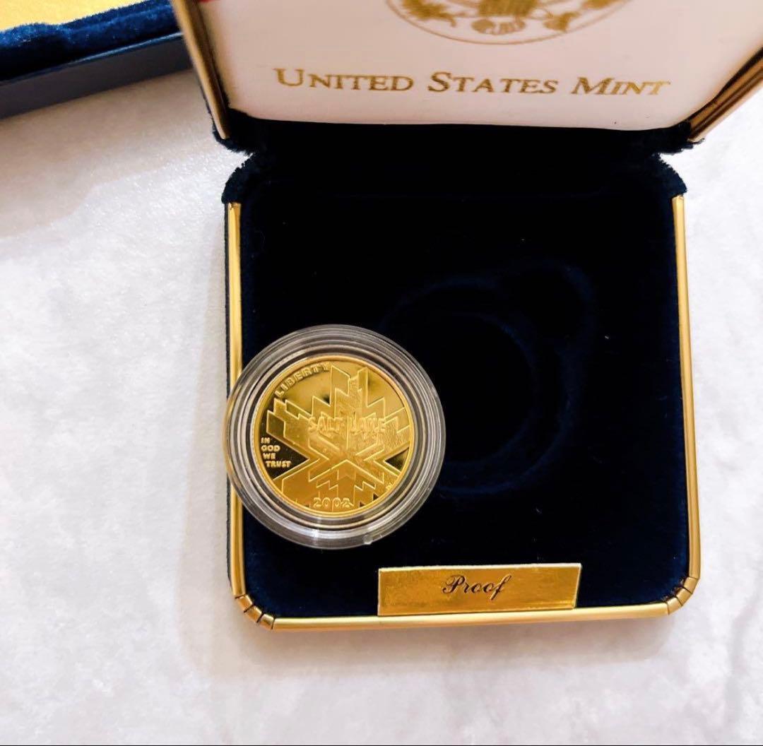 ソルトレイクオリンピック　記念ゴールド