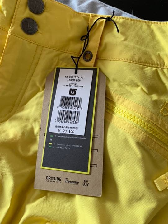 新品未使用タグ付き BURTON スノーボードウェア パンツ レディースMサイズ